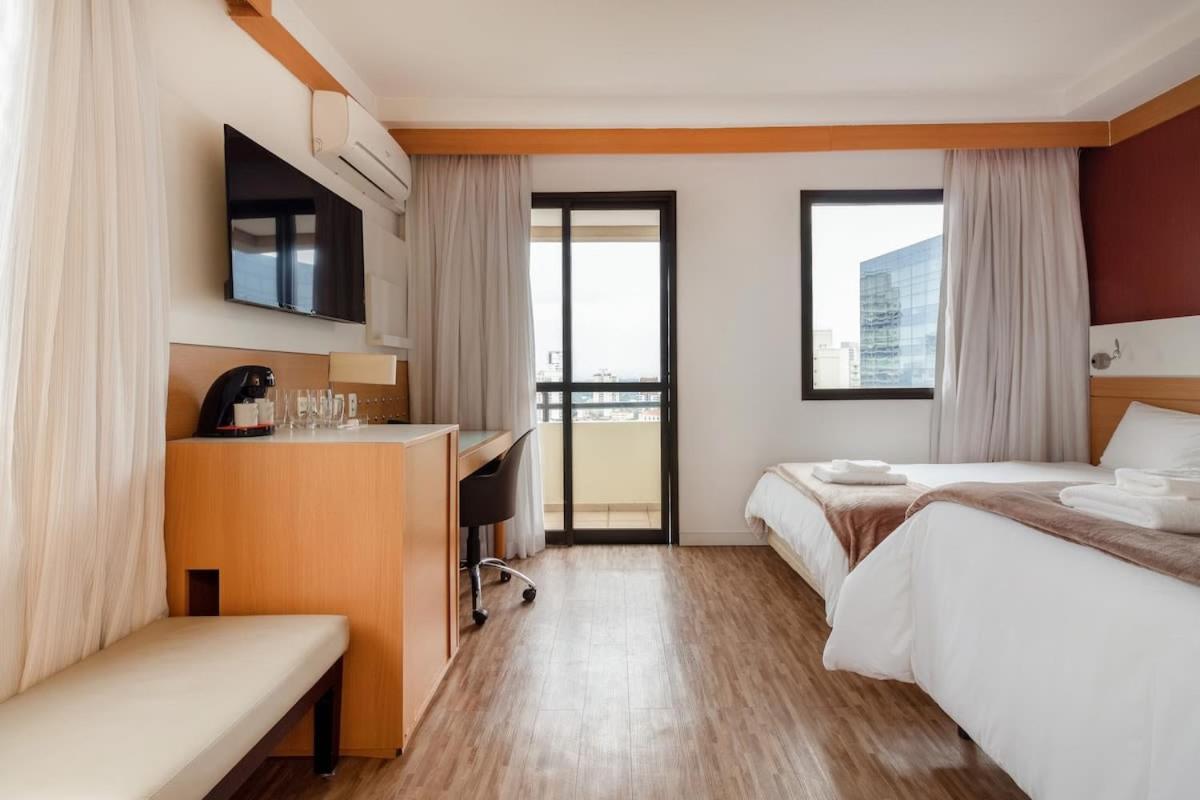 Hotel Bhomy Pinheiros - Flat Em Otima Regiao Q1601 San Paolo Esterno foto